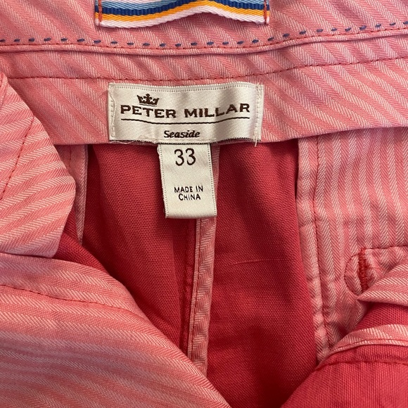 Peter Millar Seaside Shorts Cape Red size 34 - Picture 3 of 3